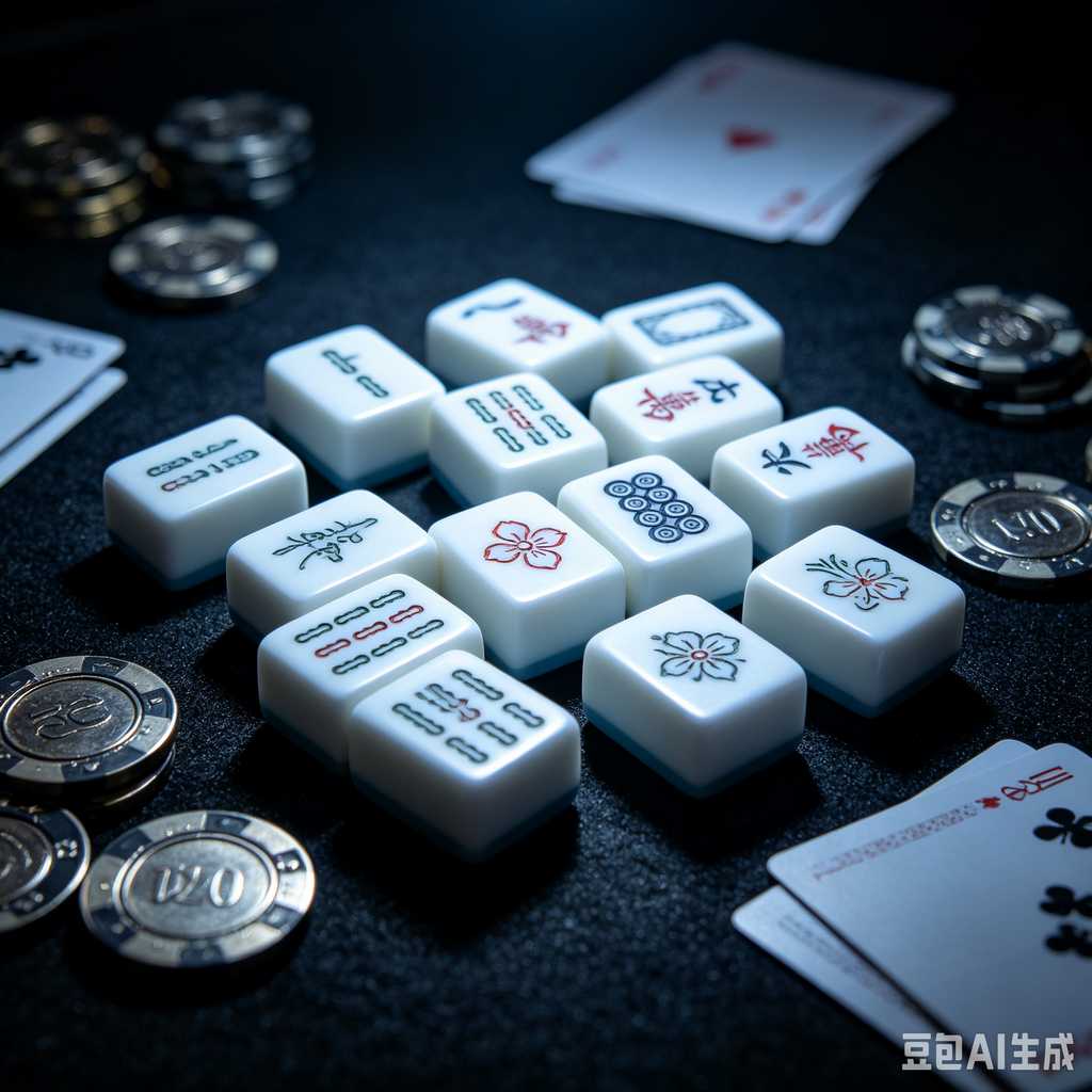 shiny mahjong tiles luxury