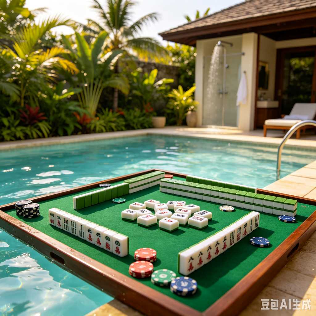 classic oriental board game mahjong